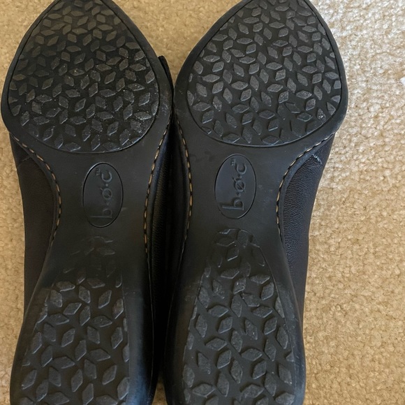 B.O.C. 6.5 Brown Round Pointed Toe Leather Buckle - Flats - Picture 3 of 6